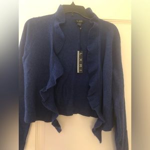 NWT LXRI cashmere cardigan